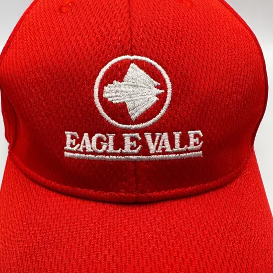 Eagle Vale Golf Club Red Hat Cap Rochester New York Strapback Fast Shipping NY