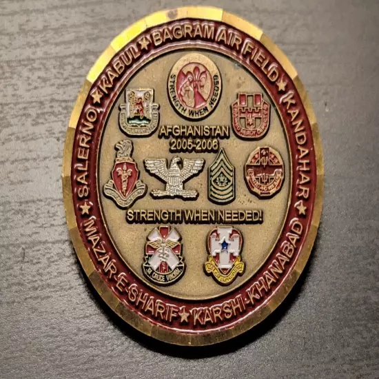 US Arborn Combined Task Force Afghanistan Challenge Coin Kabul Bagram Air Field