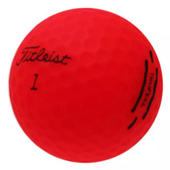 120 Titleist TruFeel Matte Red AAA Good Quality Used Golf Balls! Free Shipping!