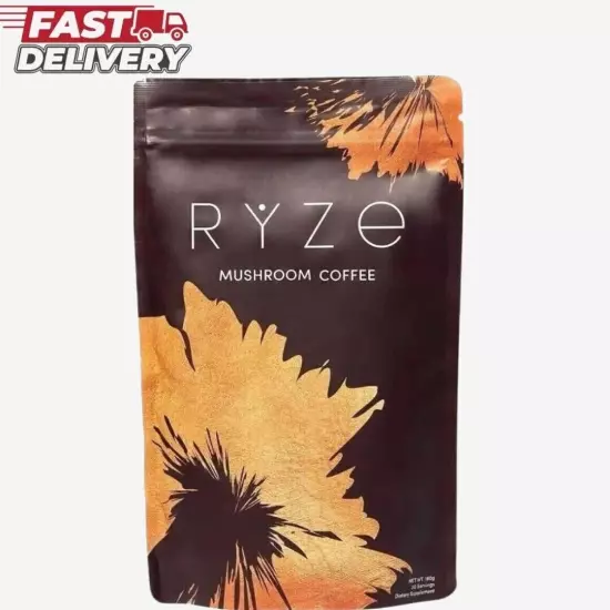 NEW RYZE MUSHROOM COFFEE ORGANIC 30 SERVINGS BAG FAST FREE DELIVERY-