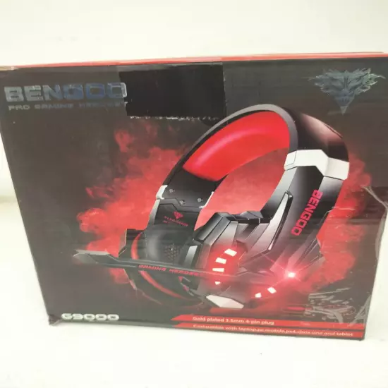 BENGOO G9000 Stereo Gaming Headset PS4 PC Xbox, Headphones with Mic, FOR PARTS