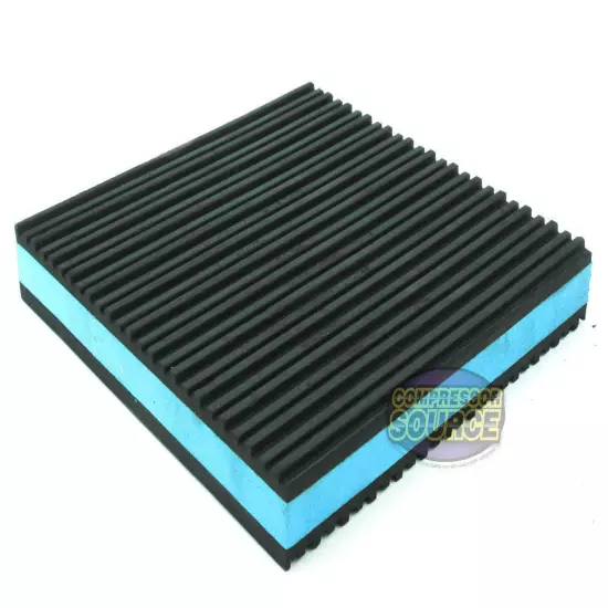 (24) Anti Vibration Pad 6x6 7/8" Isolation Dampener Blue Heavy Duty Audio HVAC