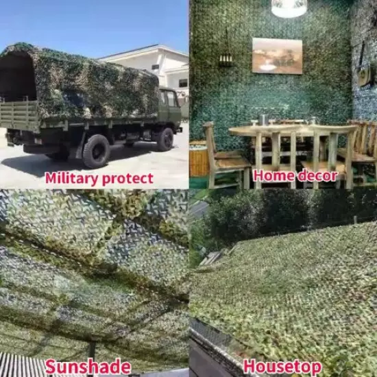 2x3m Military Camo Netting Mesh Lightweight Sunshade Canopy Hunting Car Blind