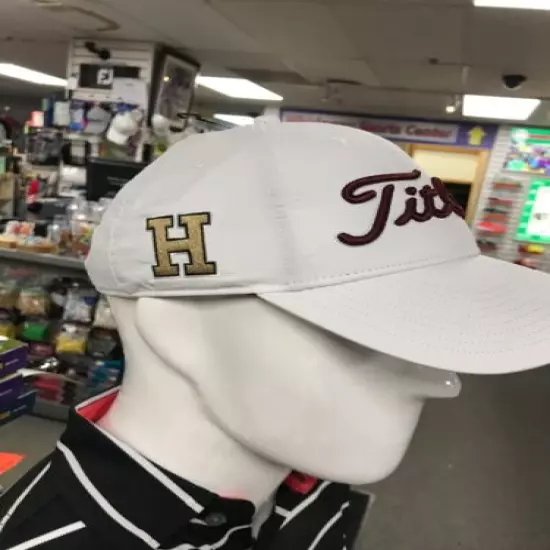 New Titleist Harvard University Crimson Performance Snap Back Golf Hat 