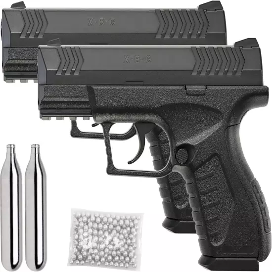 Umarex XBG .177 Caliber BB Gun Air Pistol, 2 Pack Kit