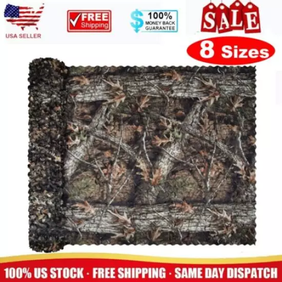 US Military Camouflage Camo Netting Hunting Camping Army Net Woodland Tree Cover