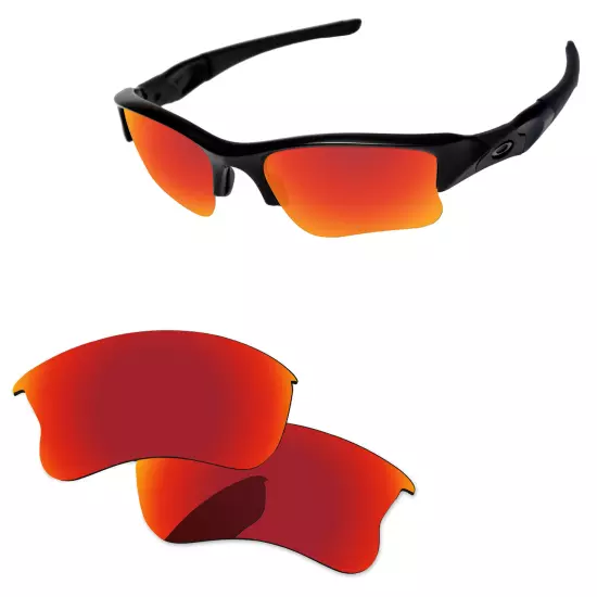 Lensology Polarized Replacement Lenses For-Oakley Flak Jacket XLJ Multi-Options