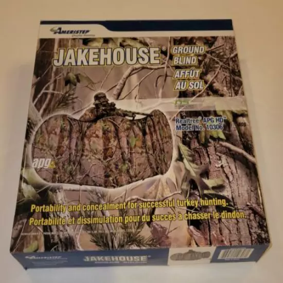 Ameristep Jakehouse Blind Realtree APG HD Model Number 10306 Turkey Hunting 