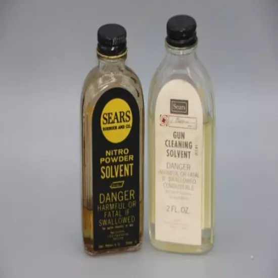 Sears Gun Cleaning Solvent Lot - Vintage