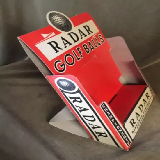 Vintage 1930’s Radar Golf Ball Store Display