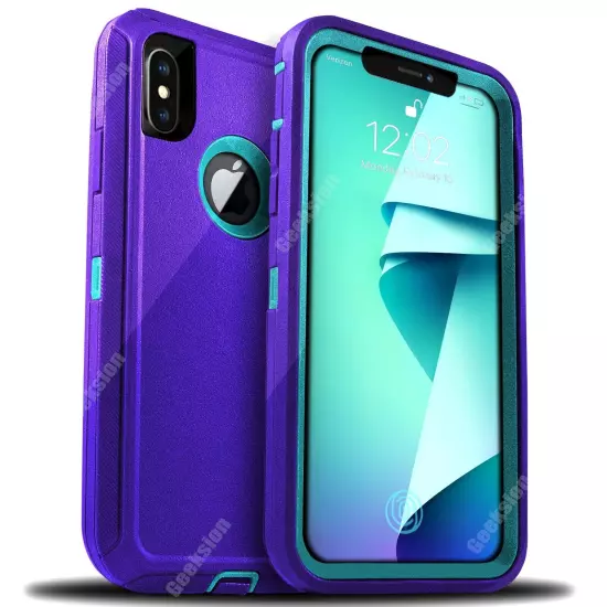 For Apple iPhone X XR XS Max Shockproof Rugged Protective Hybrid Case Cover