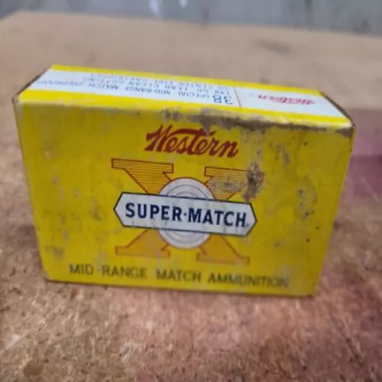  Vintage Western Super-Match, 38 Special Mid-Range Match, Ammo Box