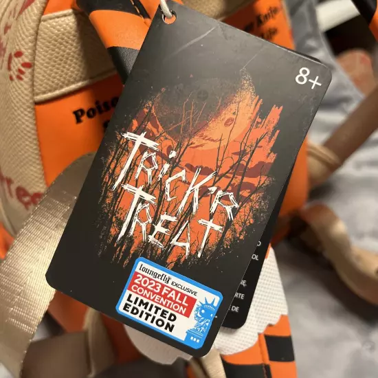 Loungefly Trick 'r Treat Sam Cosplay NYCC 2023 EXCLUSIVE Mini Backpack 