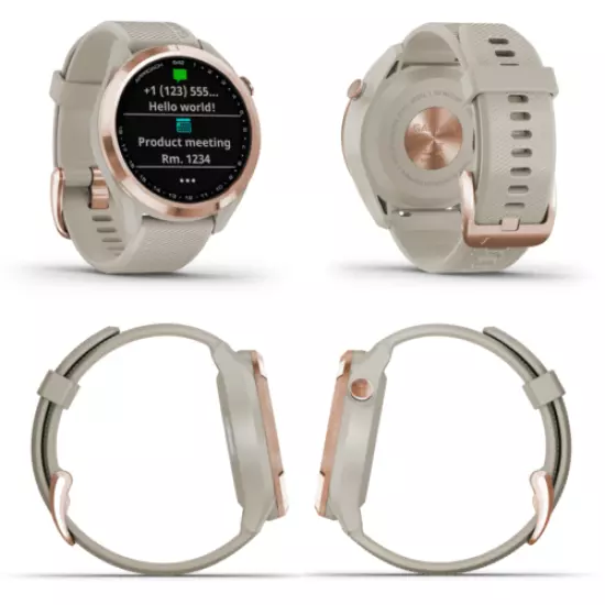 Garmin Approach S42 Rose Gold GPS Golf Watch with All-In-One Golf Tools Bundle