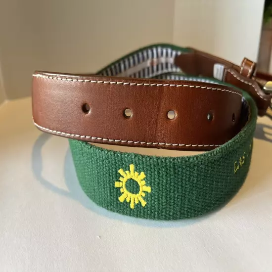 PETER MILLAR- Woven/Embroidered Golf Belt-38-Las Campanas-Sante Fe NM Course