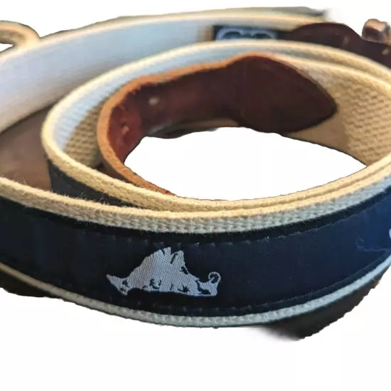 NWT Brickman's Martha's Vineyard Leather End Belt in Natural Size 42