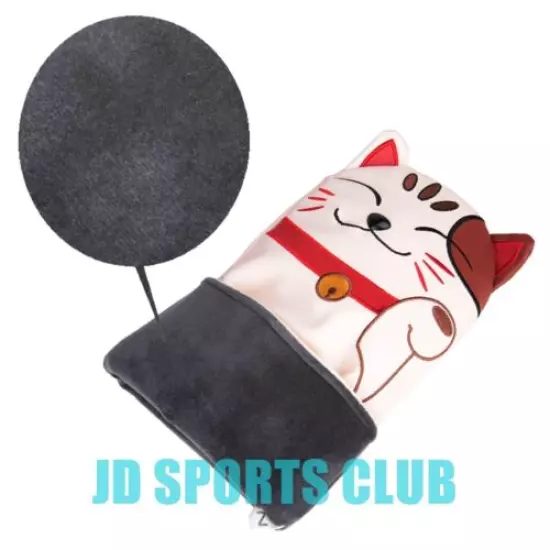 Kitty Cat Shaped Golf Club Driver Fairway Wood Hybrid Head Cover 1 3 5 UT Cover