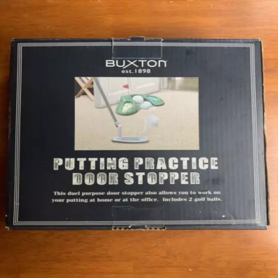 Buxton Putting Practice Door Stopper New Golf Game Putting