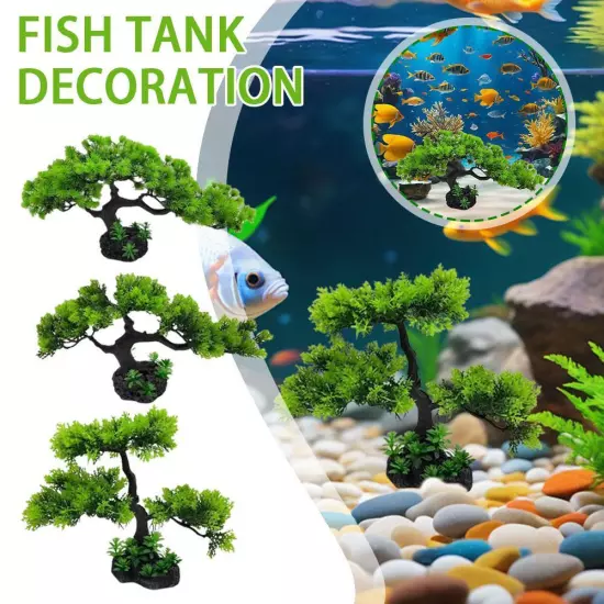 Fish Tank Simulation Water Plan Fish Tank Decoration, Sand Table Deco