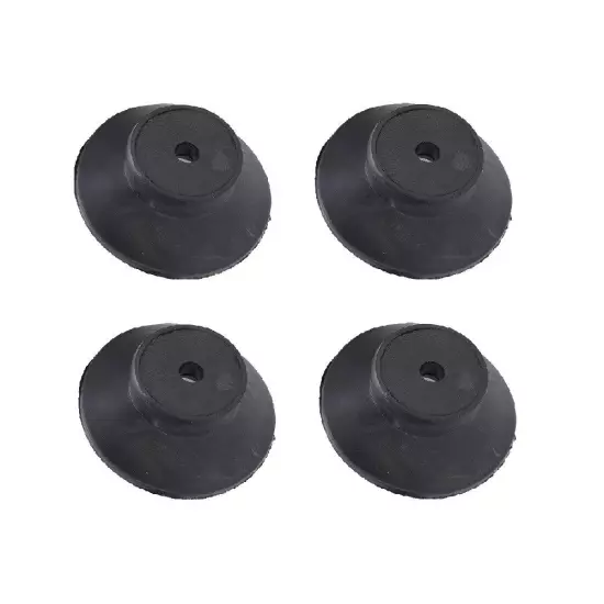 4Pcs Air Compressor Black Rubber Pad Replacement-Foot Pads M6 Vibration Isolator