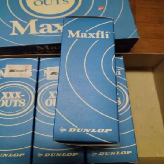 New Old Stock Vintage Dunlap XXX Outs Maxfly Golf Balls made in Japan