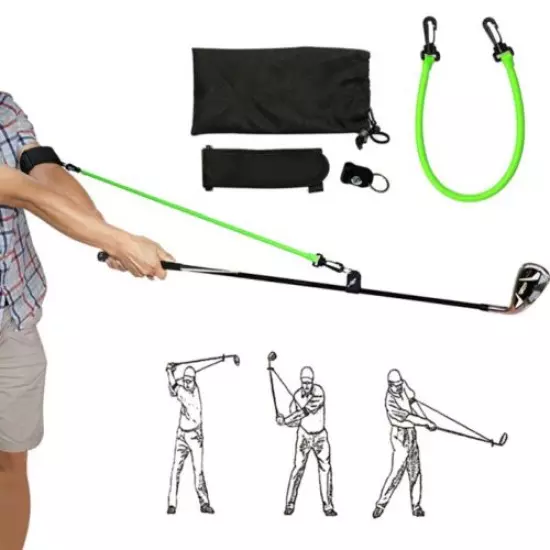 2022Golf Swing Trainer Corrector Gesture Alignment Training Practice Aid Outdoor