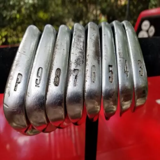 KZG Forged Irons 3-Pw, RH TT DG Stiff flex. GP grips Fair condition