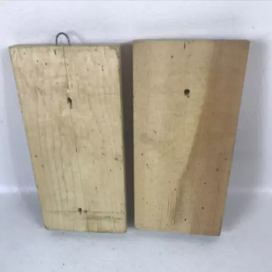 Lot of 2 Vintage Can't Miss Four Way Rat Trap McGill Wood Wooden USA 