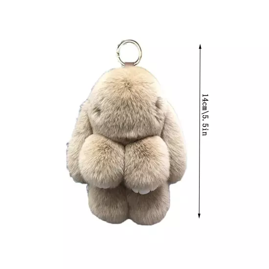 Bunnylulu Keychain Handmade Cute Plush Bunny Keychain Various Colors New