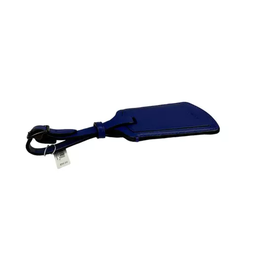 Coach Luggage Tag Name Sport Blue