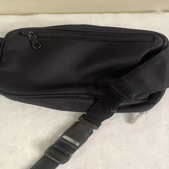 Samsonite VTG Travel Pouch Money Holder Fanny Pack Crossbody Bag Black Adjusts