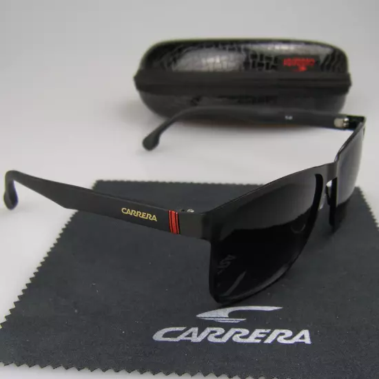 Men's Women Retro Sunglasses Unisex Matte Black Metal Frame Carrera Glasses C37