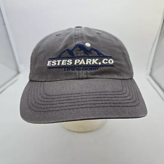 Estes Park Colorado Hat Cap Life is Good Adjustable One Size Fits Strap Back