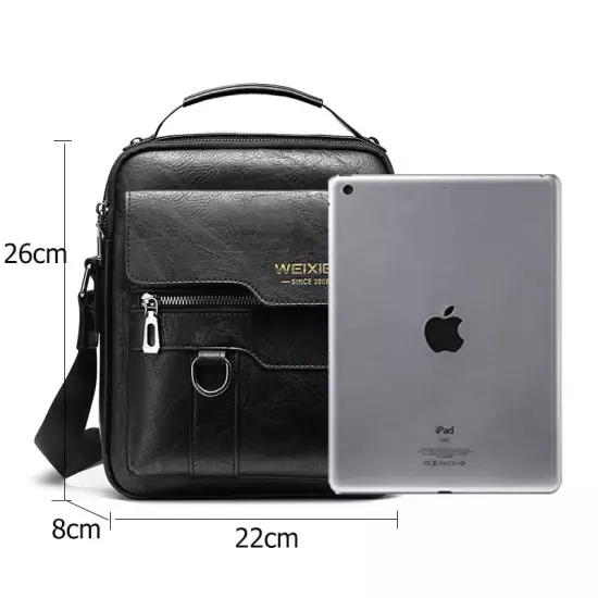 Men Crossbody Bag Men Shoulder Bags Zippers Handbags Large Capacity Artificial L