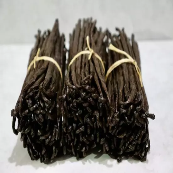 Premium Vanilla Beans Madagascar Bourbon Grade A | 6"++ Long Beans