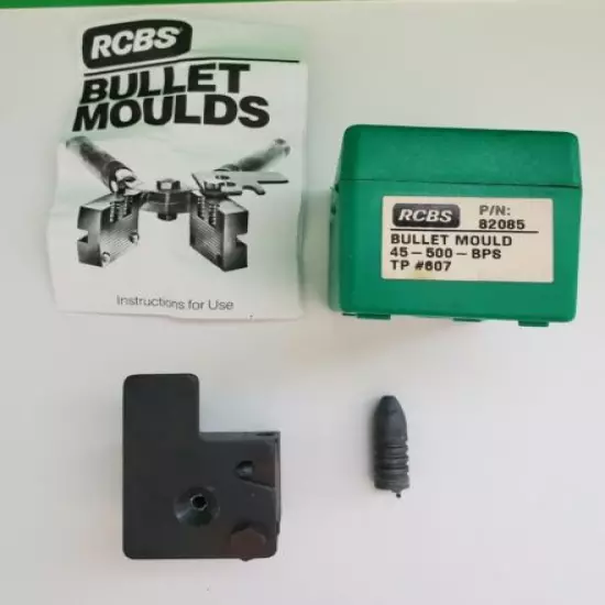 RCBS 45-500 BPS Single Cavity Rifle Bullet Mould 45 Cal 500/gr