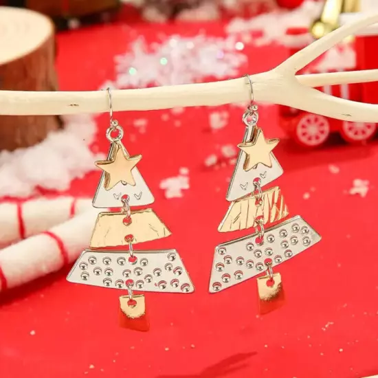 BRIGHTON BEACH Charming Christmas Tree Dangle Earrings