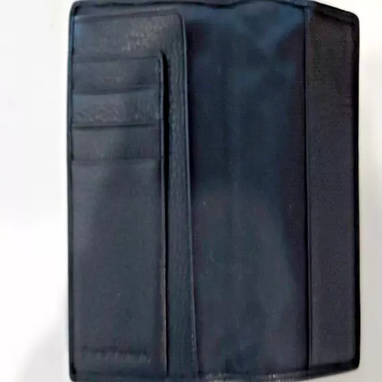 Stone Mountain Black Leather Passport Case Supple Soft 