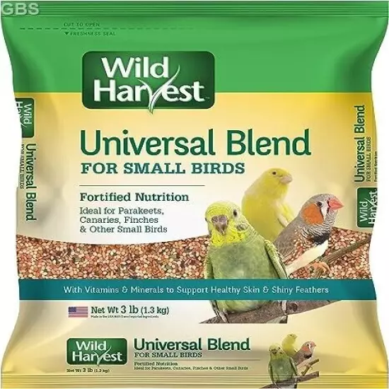 3Lb Small Bird Food-High Vitamin Seed Bird Food For Canaries, Parakeet , Finches