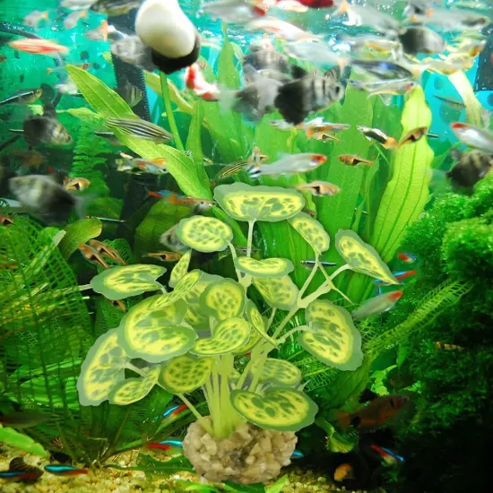 Aquarium Artificial Waterweed Fish Tank Grass Water Plants Landscaping Dec D2P1