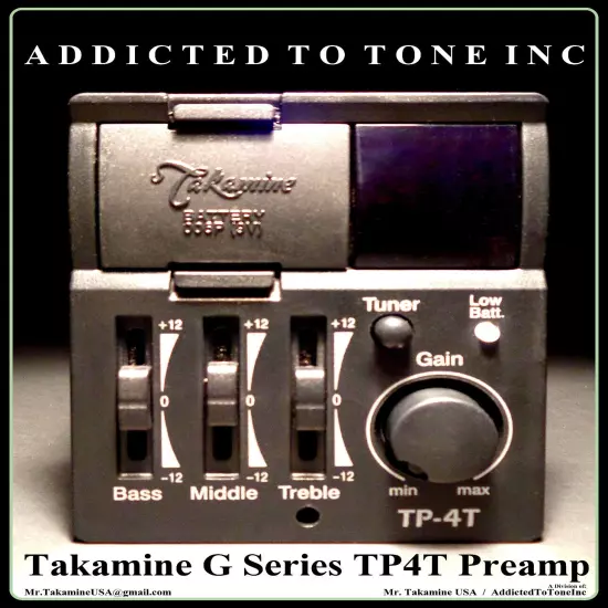 Takamine G Series TP4T Preamp / NOS / Original Revision / Authorized Dealer