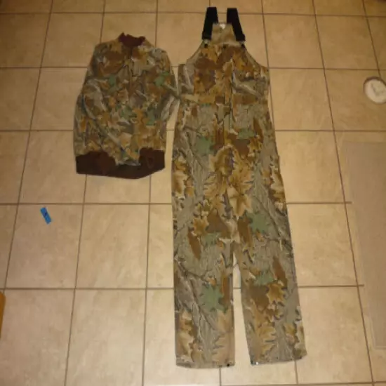 Advantage Camo Jacket and Bib - Uninsulated - Mens Size M