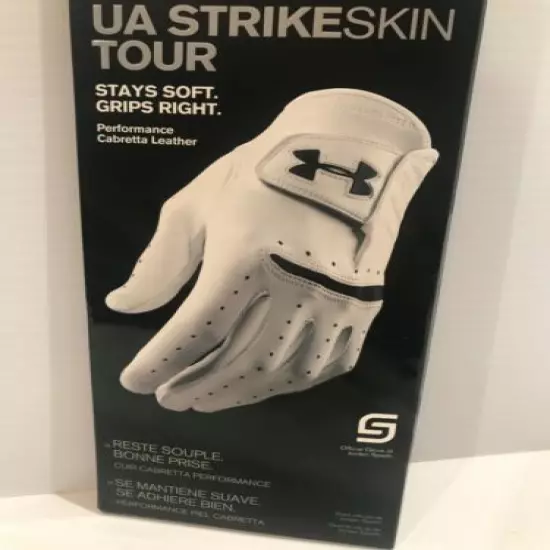 Under Armour Strikeskin Tour Golf Grip Glove Cabretta Leather Left S