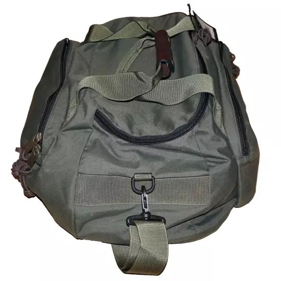 FILSON Otter Green Nylon Pheasants Forever DUFFLE BACKPACK 10 x 20