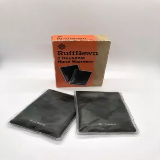 Ruff Hewn 2 Reusable Hand Warmers 1000 Uses Warmth Camouflaged Emergency Prepper