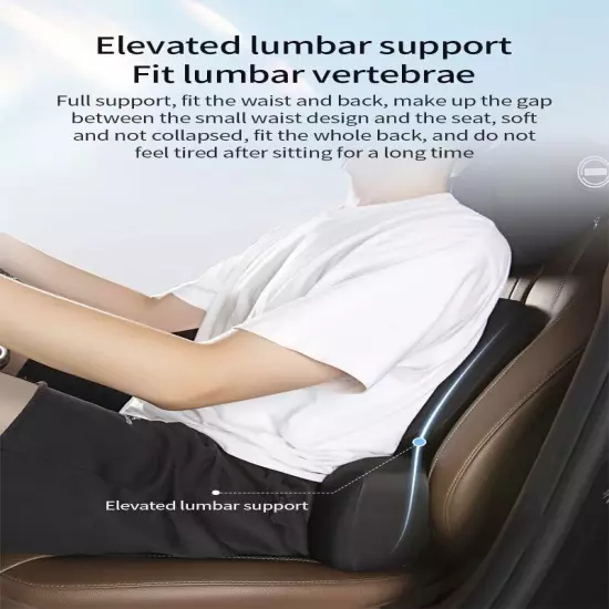 Car Lumbar Support Pillow Auto Neck Pillow Waist Support Universal Cushion