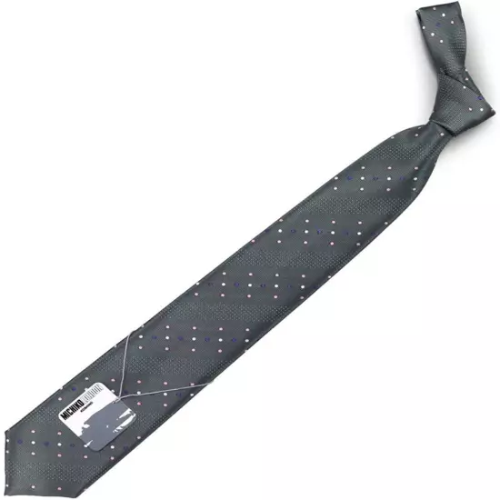 Michiko London Brand Necktie Made In Japan Nishijin Ori Woven Pattern Dots