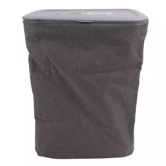 L 90L Laundry Hamper With Handles Lid Detachable Bag Fabric Laundry