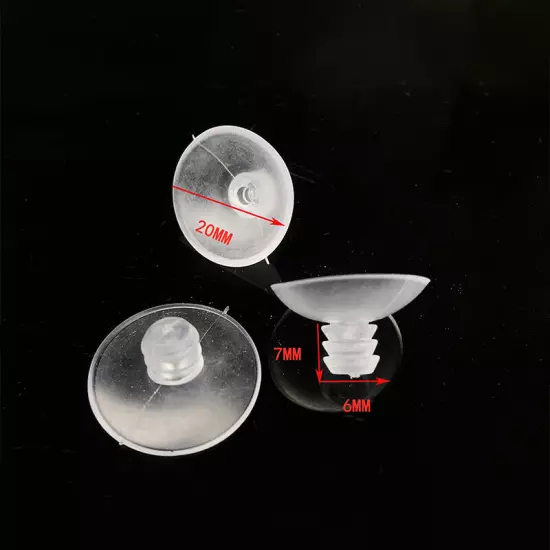 Thumb Screw Sucker Suction Cups 13/17/18/20/30mm PVC Rubber Glass Suckers