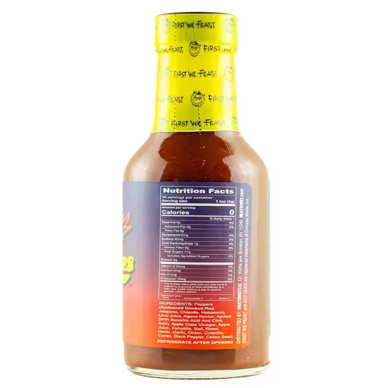 Hot Ones Los Calientes Barbacoa Sauce Made With 5 Fl Oz (Pack of 1) 